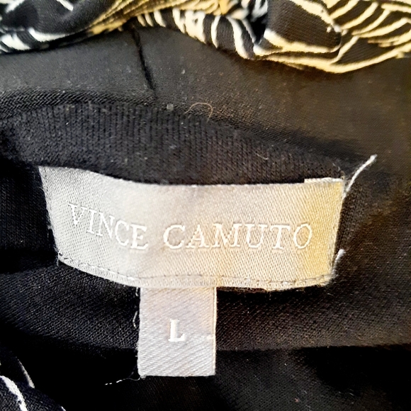 Large Vince Cumuto Maxi Black & White Skirt - Picture 6 of 16